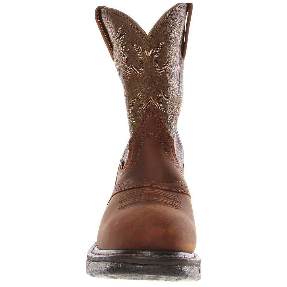 Ariat Workhog Pull - on Western Boot - Men's Aged Bark Shoe Deals Outlet