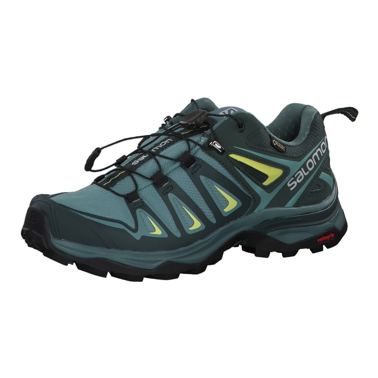 Salomon X Ultra 3 GTX - Women's Artic/Darkest Spruce/Sunny Lime Shoe Deals Outlet