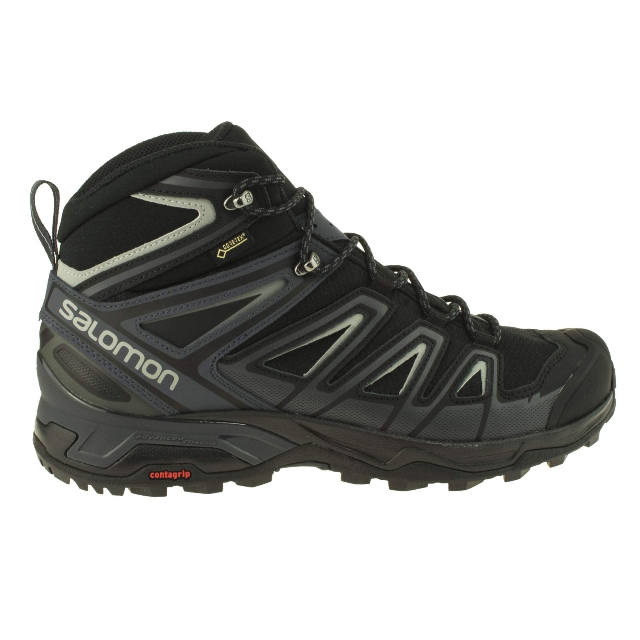 Salomon X Ultra 3 Mid GTX - Men's Black/India Ink/Monument Shoe Deals Outlet