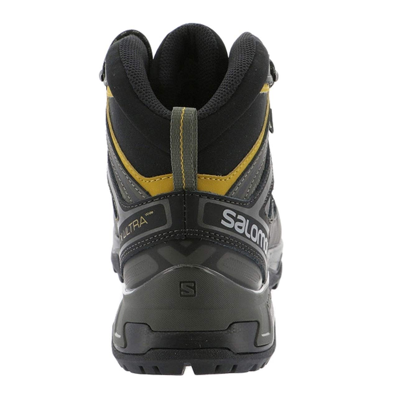 Salomon X Ultra 3 Mid GTX - Men's Castor Gray/Black/Green Sulphur Shoe Deals Outlet