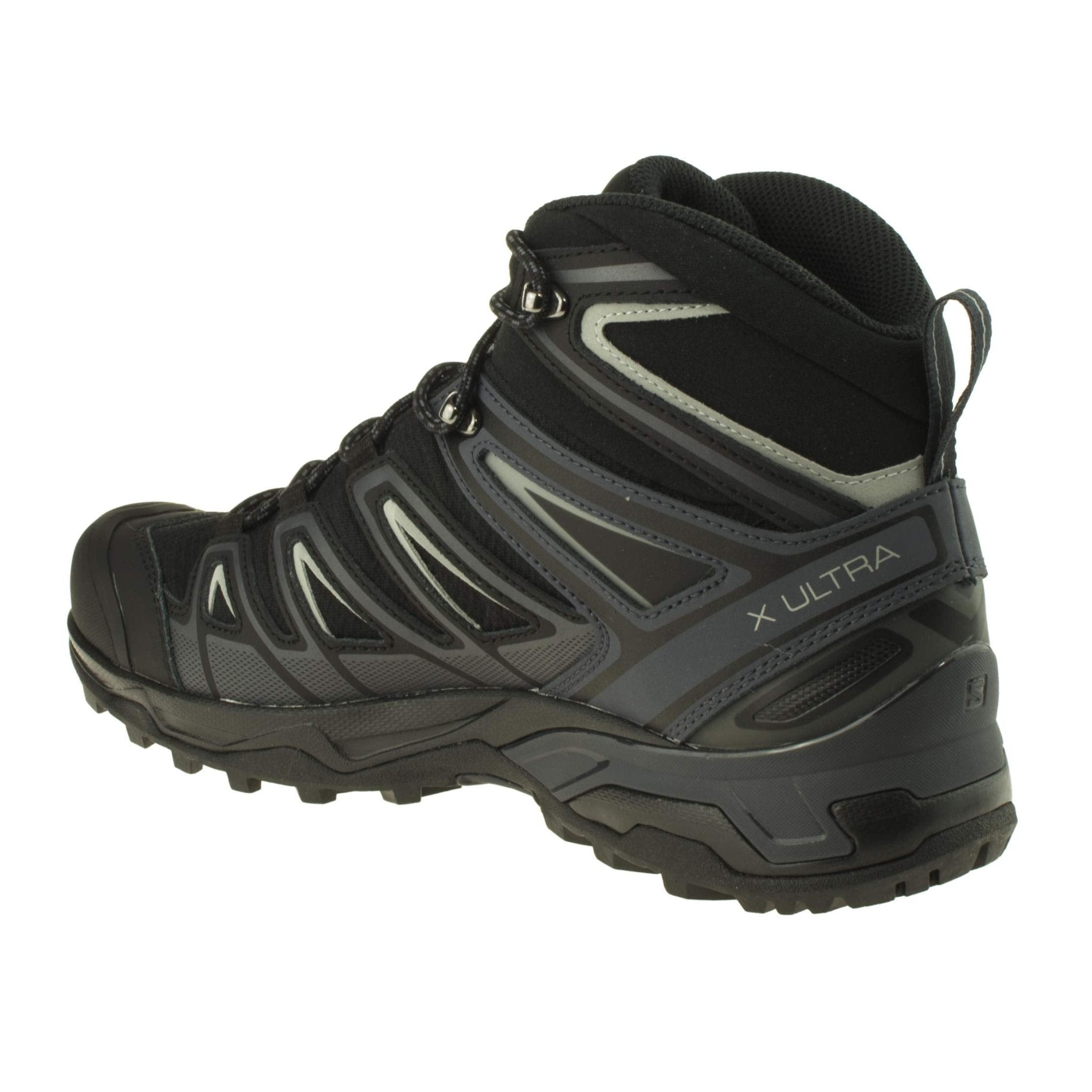 Salomon X Ultra 3 Mid GTX - Men's Black/India Ink/Monument Shoe Deals Outlet