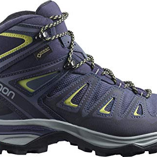 Salomon X Ultra 3 Mid GTX - Women's Crown Blue/Evening Blue/Sunny Lime Shoe Deals Outlet
