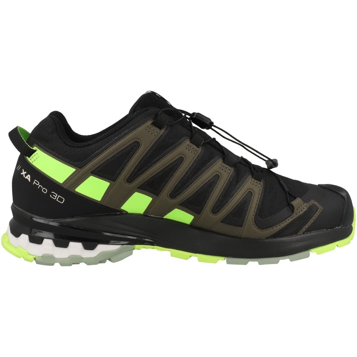 Salomon XA Pro 3D V8 GTX - Men's Black Green Gecko Green Milieu Shoe Deals Outlet