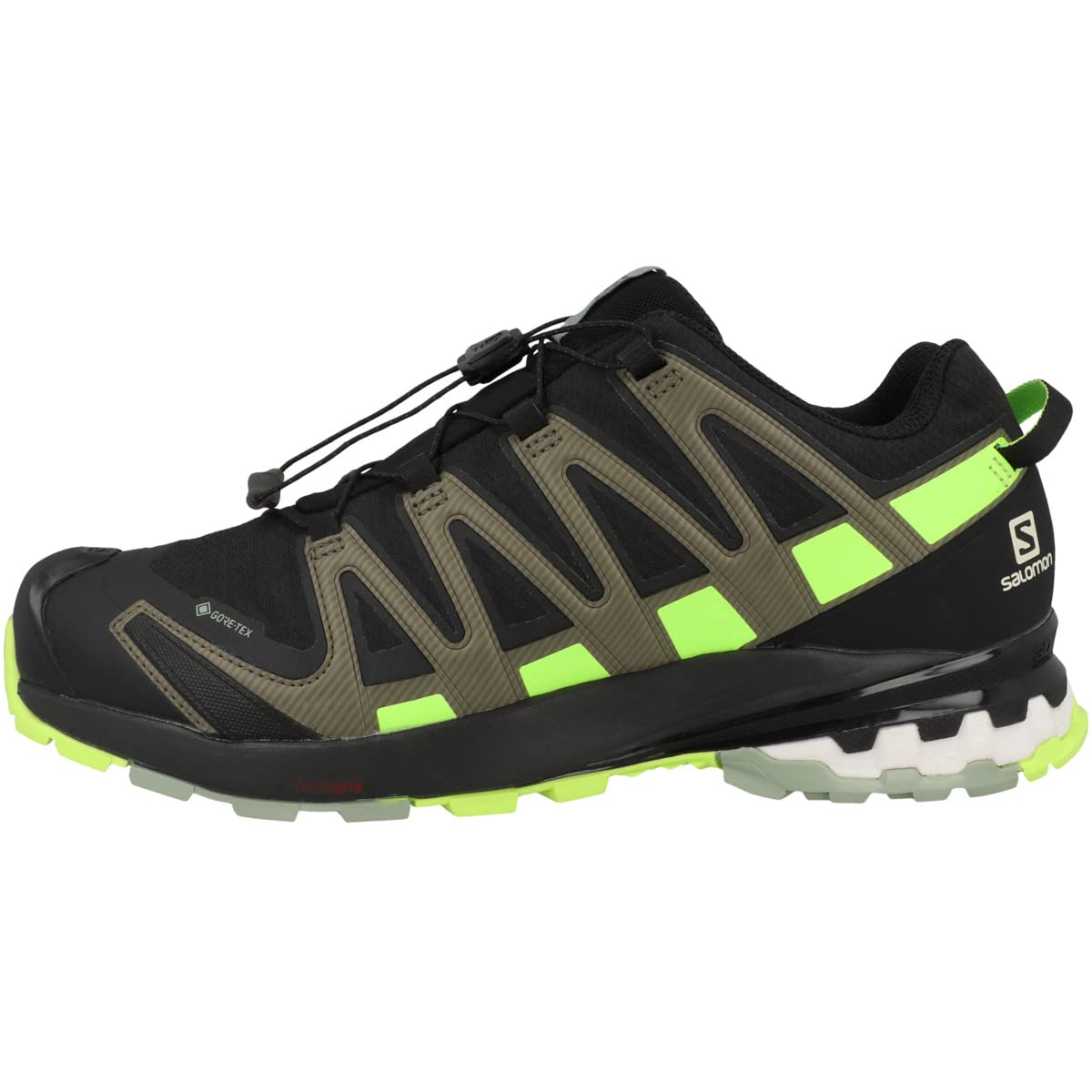 Salomon XA Pro 3D V8 GTX - Men's Black Green Gecko Green Milieu Shoe Deals Outlet