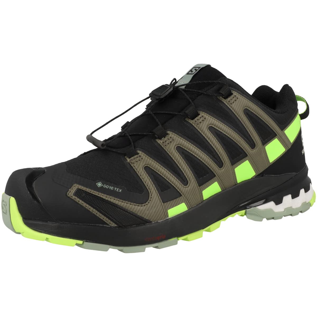 Salomon XA Pro 3D V8 GTX - Men's Black Green Gecko Green Milieu Shoe Deals Outlet