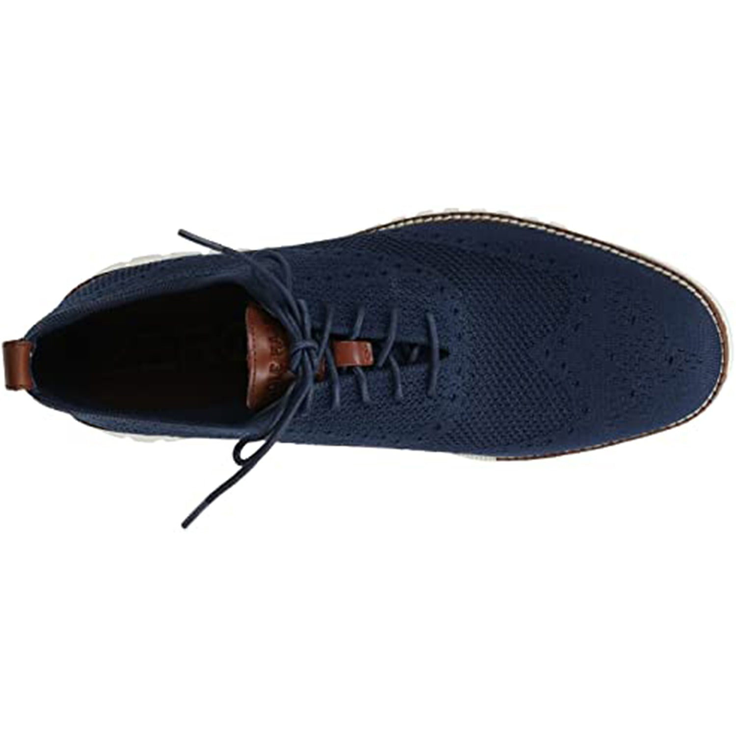 Cole Haan ZeroGrand Stitchlite Wingtip Oxford - Men's Marine/Ivory Shoe Deals Outlet