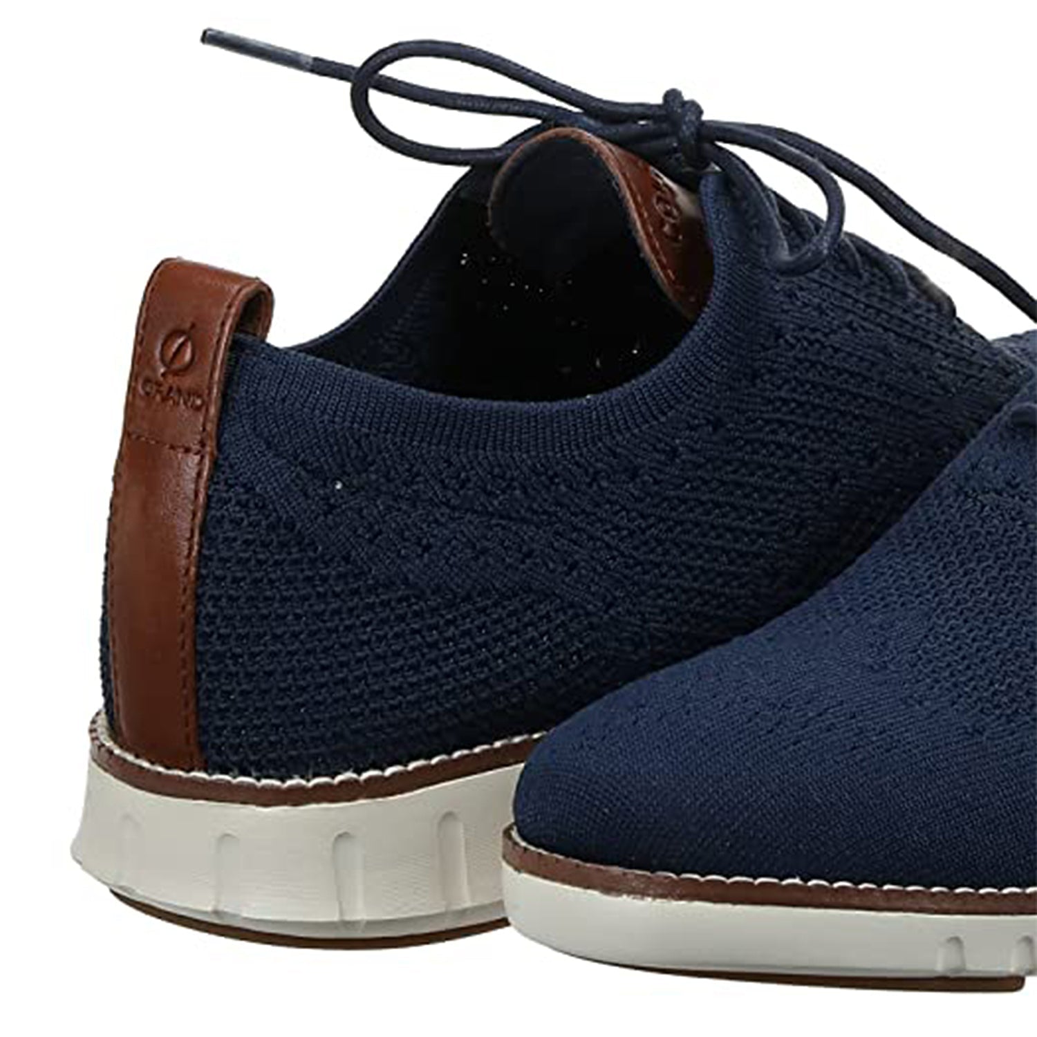 Cole Haan ZeroGrand Stitchlite Wingtip Oxford - Men's Marine/Ivory Shoe Deals Outlet