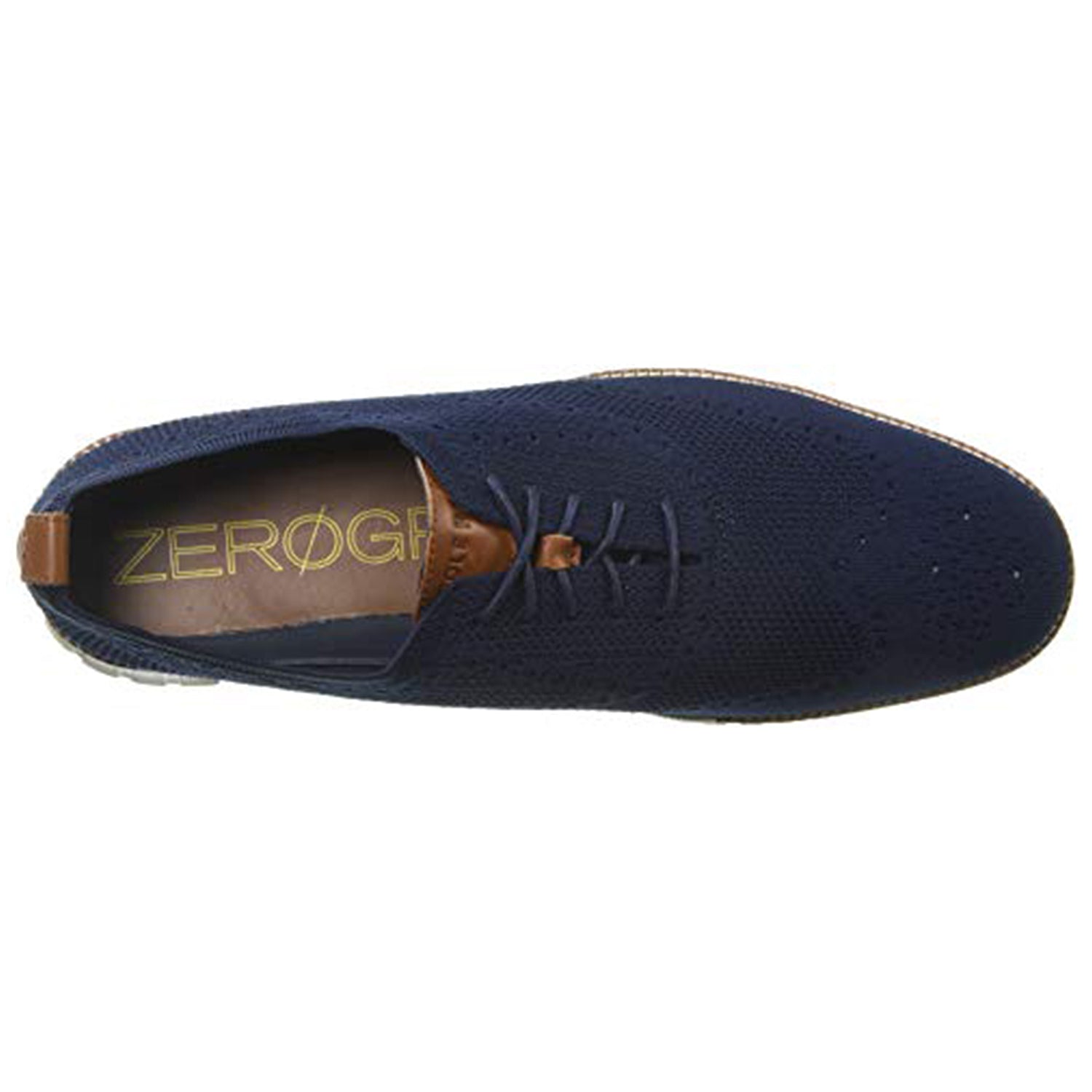 Cole Haan ZeroGrand Stitchlite Wingtip Oxford - Men's Marine/Ivory Shoe Deals Outlet