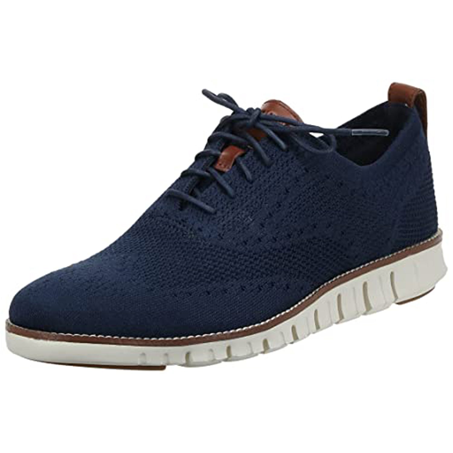 Cole Haan ZeroGrand Stitchlite Wingtip Oxford - Men's Marine/Ivory Shoe Deals Outlet