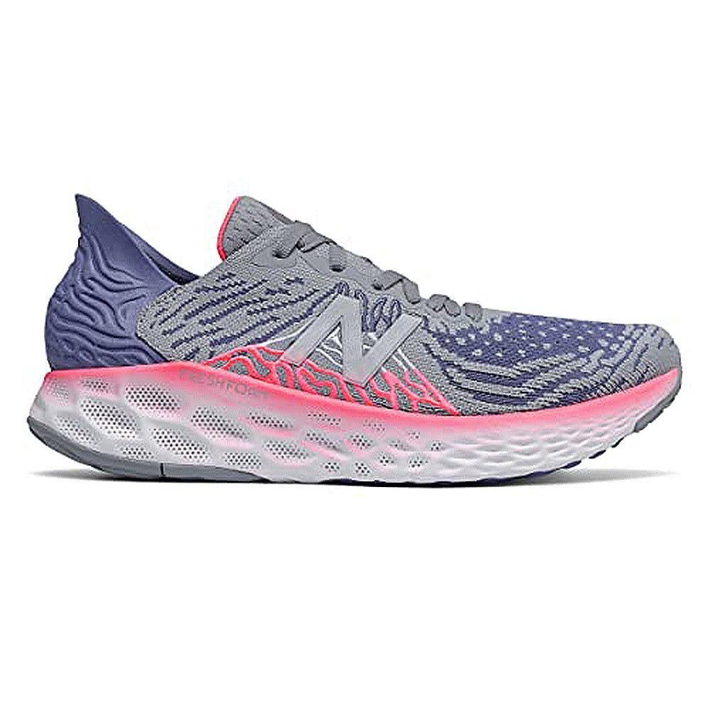 New Balance 1080 Fresh Foam W1080B10 - Women's Steel/Magnetic Blue Shoe Deals Outlet