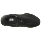 Top view of the ASICS GEL-PULSE 12 - Mens running shoes with black laces and mesh design. Features EVERYDAY COMFORT insole, AmpliFoam, and GEL technology for a cushioned ride, suitable for running or casual wear.