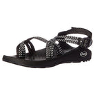 The Chaco ZX/2 Classic - Women sandal in Boost Black features adjustable straps and a thick, textured sole, designed for outdoor use.