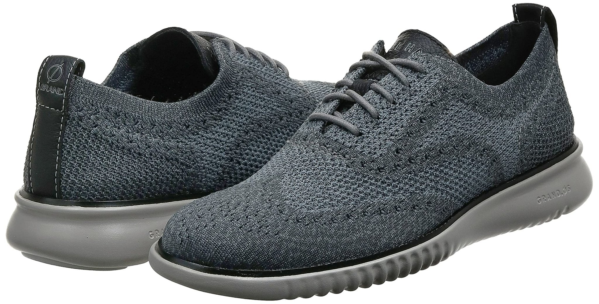 Cole Haan 2.0 ZeroGrand Stitchlite Wingtip Oxfords - Men's Magnet/Ironstone/Vapor Grey Shoe Deals Outlet