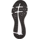 The ASICS Gel-Excite 6 – Womens features a black rubber sole with a grid-like tread and deep grooves for traction and flexibility, shown from the bottom to highlight its GEL technology across the entire sole.