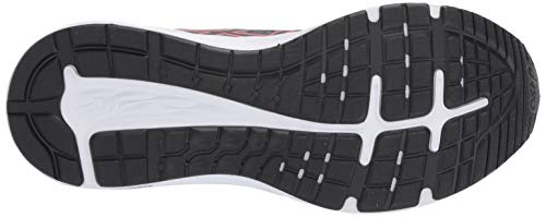 The image displays the black and white rubber outsole of the ASICS Gel-Excite 6 - Womens, featuring a tread pattern with grooves for traction and GEL technology for comfort.