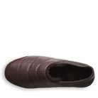 Top view of a single BEARPAW Harry Slipper - Mens, featuring a closed toe and plush lining, set against a white background—ideal for anyone seeking cozy comfort.