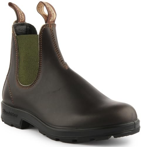 Blundstone 519 Chelsea - Men's Stout Brown/Olive Shoe Deals Outlet
