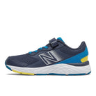 New Balance 680 v6 - Kids Natural Indigo/Wave/Citra Yellow Shoe Deals Outlet