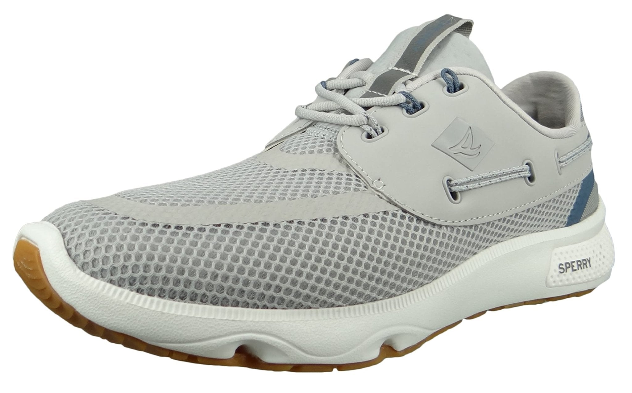 Sperry 7 Seas 3 - Eye Sneaker - Men's Grey 1 Shoe Deals Outlet
