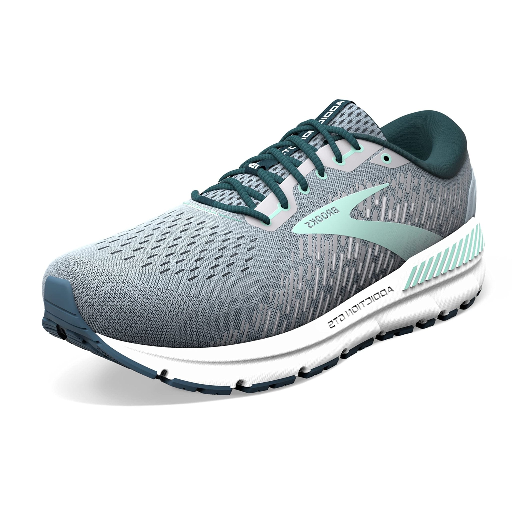 Brooks Addiction GTS 15 - Women's Grey/Navy/Aqua Shoe Deals Outlet