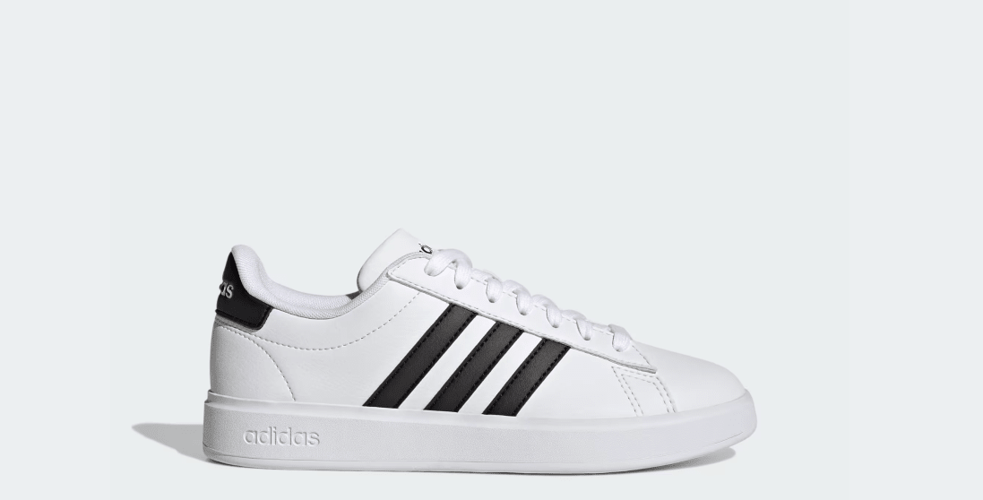 adidas Grand Court White / Core Black / Core Black 8 M 4065427718095 Shoe Deals Outlet