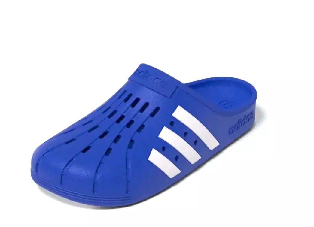 adidas Adilette Clogs - Unisex Blue Shoe Deals Outlet