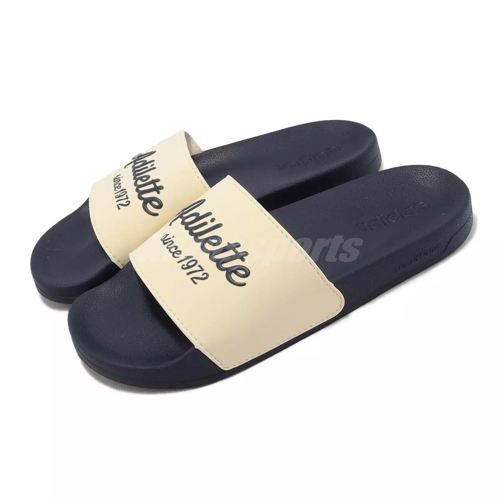 adidas Adilette Shower Slides - Unisex Navy Shoe Deals Outlet