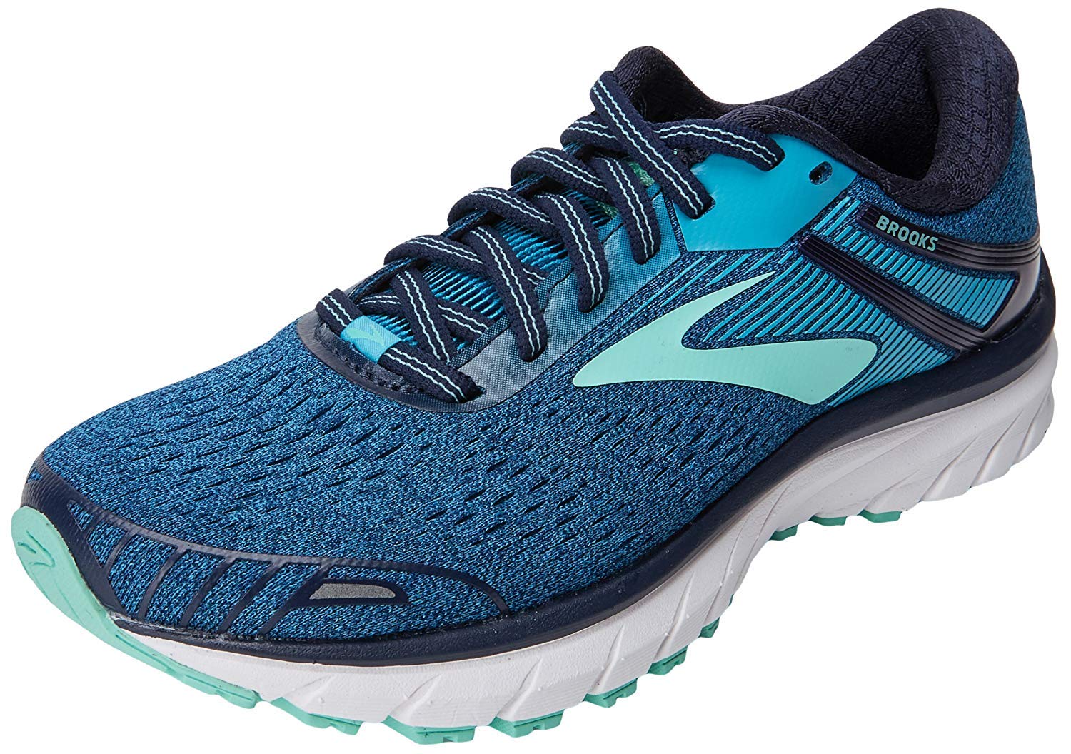 Brooks Adrenaline GTS 18 - Women's Blue/Mint/Pink Shoe Deals Outlet