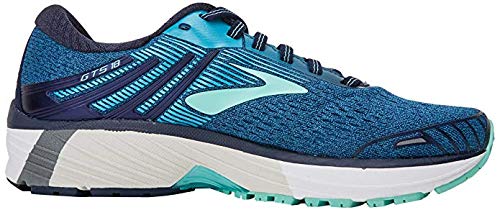 Brooks Adrenaline GTS 18 - Women's Blue/Mint/Pink Shoe Deals Outlet