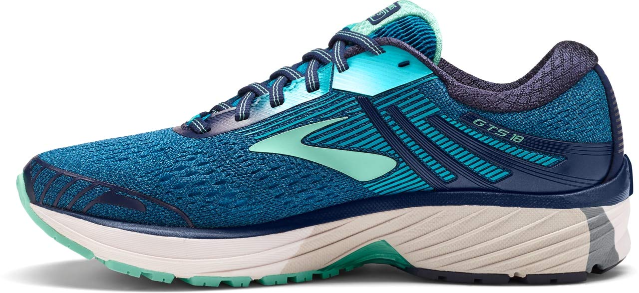 Brooks Adrenaline GTS 18 - Women's Navy/Teal/Mint Shoe Deals Outlet