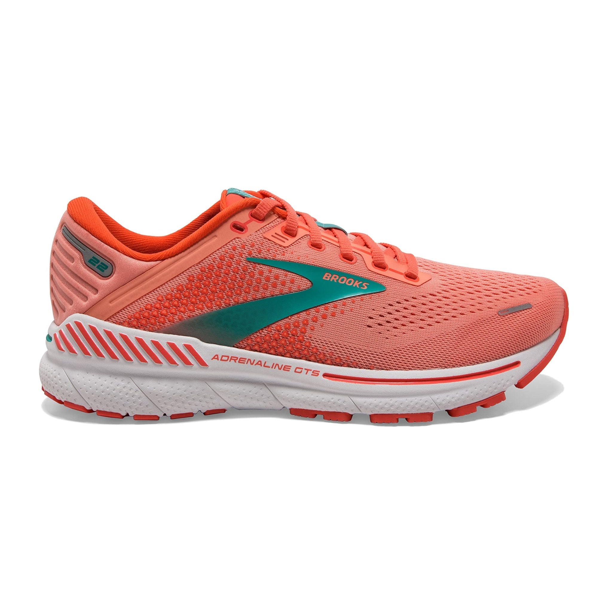 Brooks Adrenaline GTS 22 - Women's Coral/Latigo Bay/White Shoe Deals Outlet