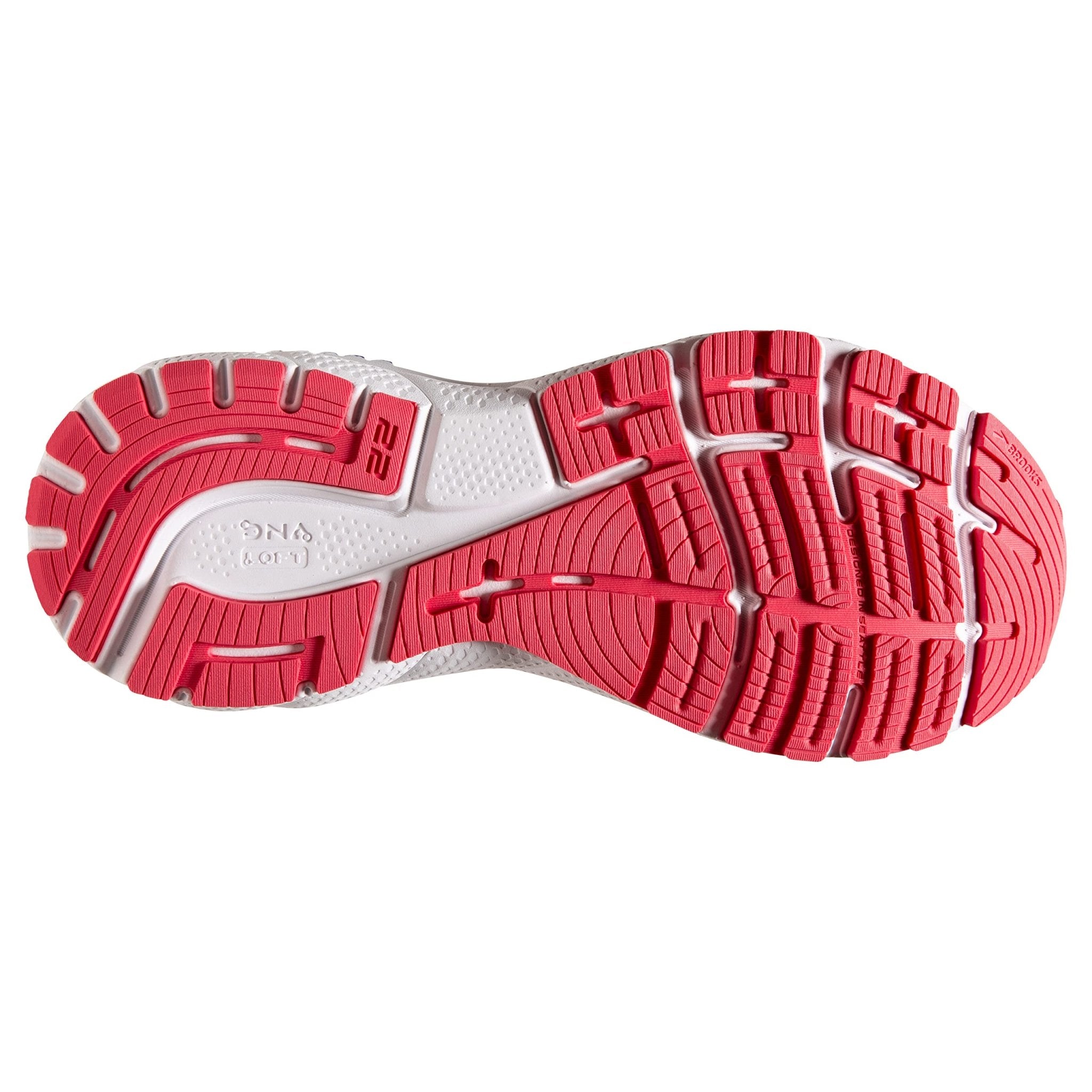 Brooks Adrenaline GTS 22 - Women's Black/Purple/Coral Shoe Deals Outlet