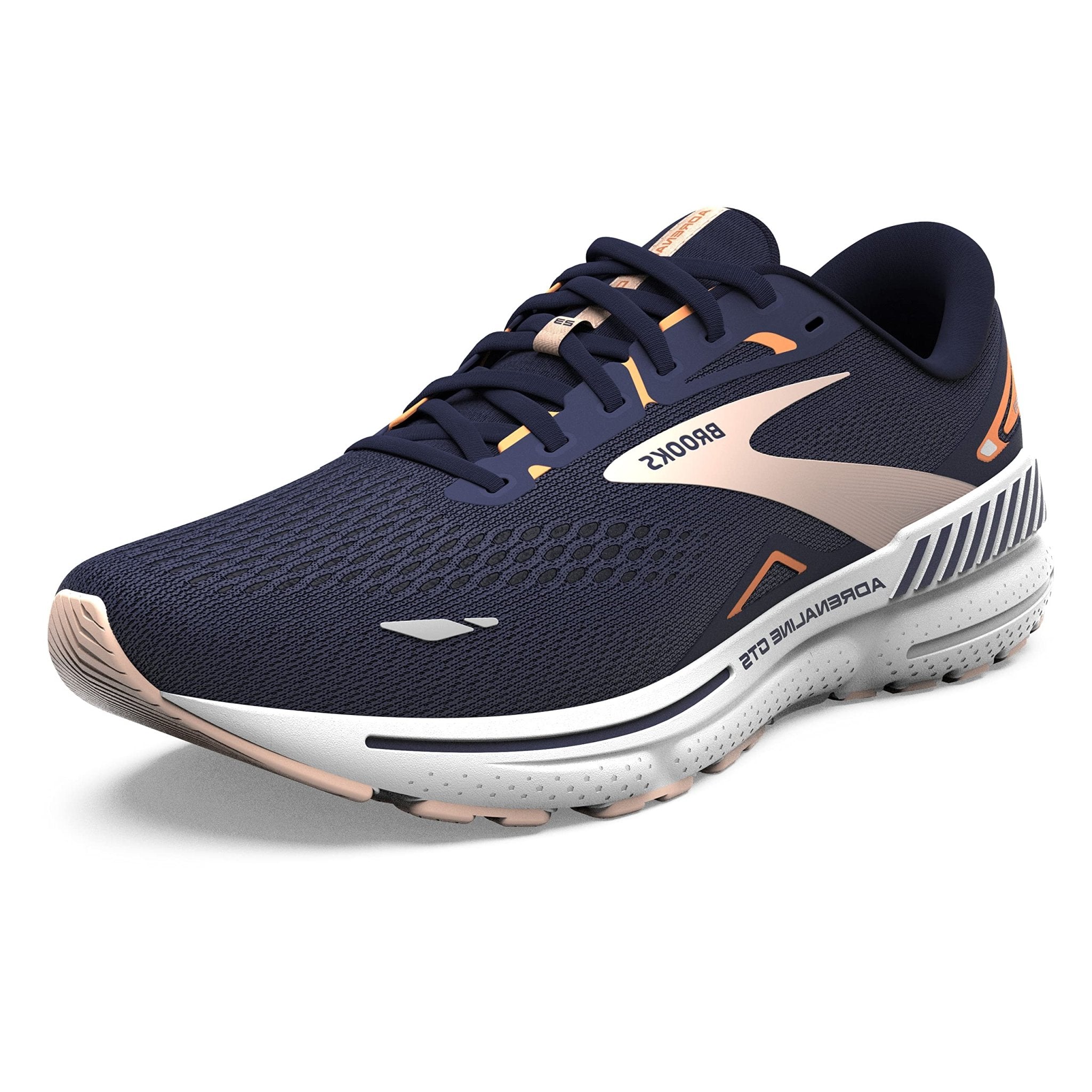 Brooks Adrenaline GTS 23 - Women's Peacoat/Tangerine/Peach Shoe Deals Outlet