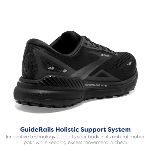 Brooks Adrenaline GTS 23 - Women's Black/Black/Ebony Shoe Deals Outlet