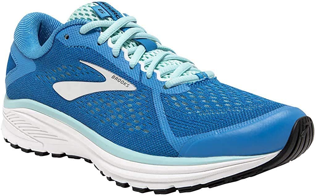 Brooks Aduro 6 - Women's Blue Blue Silver White 415 Shoe Deals Outlet