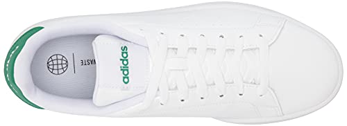 adidas Advantage - Men's White/White/Green Shoe Deals Outlet