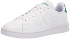adidas Advantage - Men's White/White/Green Shoe Deals Outlet