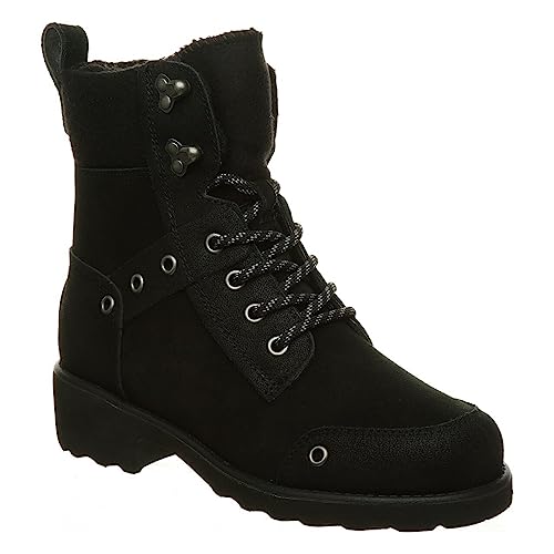 BEARPAW Alicia Boots - Women's Black Shoe Deals Outlet