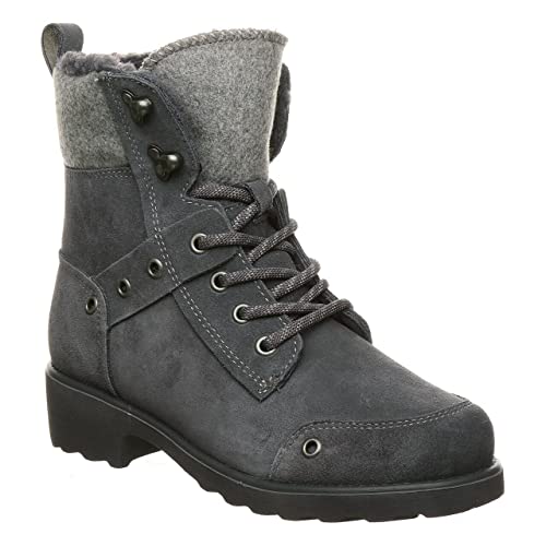 BEARPAW Alicia Boots - Women's Charcoal Shoe Deals Outlet
