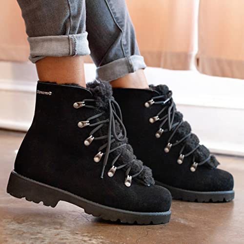 BEARPAW Alisa Boots - Women's Black/Black Shoe Deals Outlet