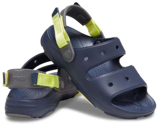 Crocs All Terrain Clog - Kids Navy/Red Shoe Deals Outlet