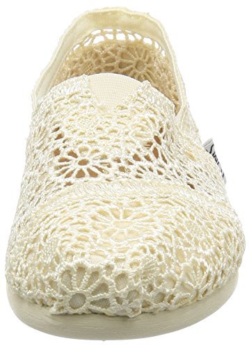 TOMS Alpargata Natural Moroccan Crochet - Women's Natural Shoe Deals Outlet