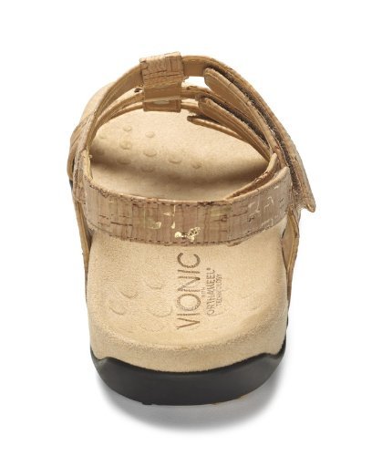VIONIC Amber Adjustable Sandal - Women's Black Crocodile Shoe Deals Outlet