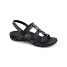VIONIC Amber Adjustable Sandal - Women's Black Crocodile Shoe Deals Outlet