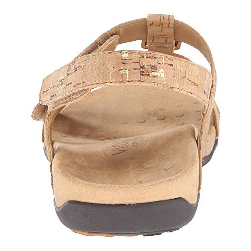 VIONIC Amber Backstrap - Women's Gold Cork Shoe Deals Outlet