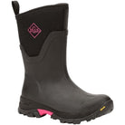 The Original Muck Boot Company Arctic Ice Mid Agat - Women's Black/Hot Pink Shoe Deals Outlet