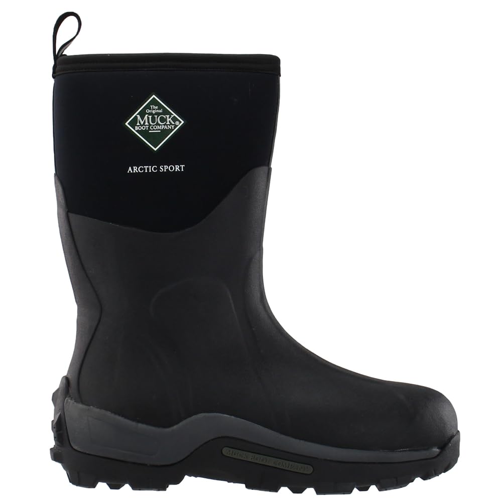 The Original Muck Boot Company Arctic Sport Mid - Men's Black Shoe Deals Outlet