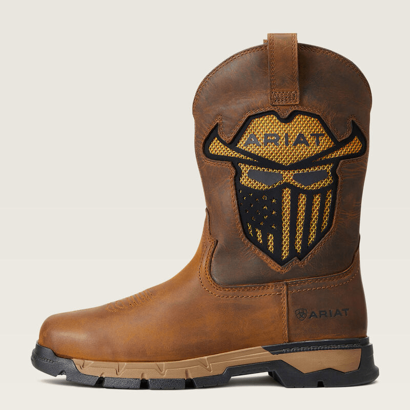 Ariat Rebar Flex Western VentTEK Incognito Work Boot Dark Earth 8.5 EE 195696118563 Shoe Deals Outlet
