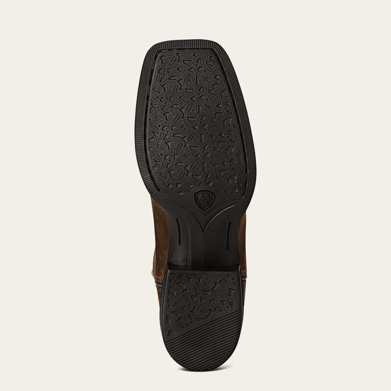 Ariat Round Up Wide Square Toe Western Boot Powder Brown 8 B 889359119072 Shoe Deals Outlet