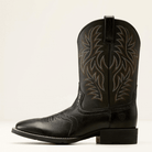 Ariat Sport Western Wide Square Toe Cowboy Boot Black Deertan 11.5 D 884849930106 Shoe Deals Outlet